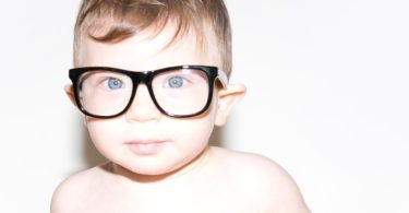 Flexible Black UV Baby Glasses