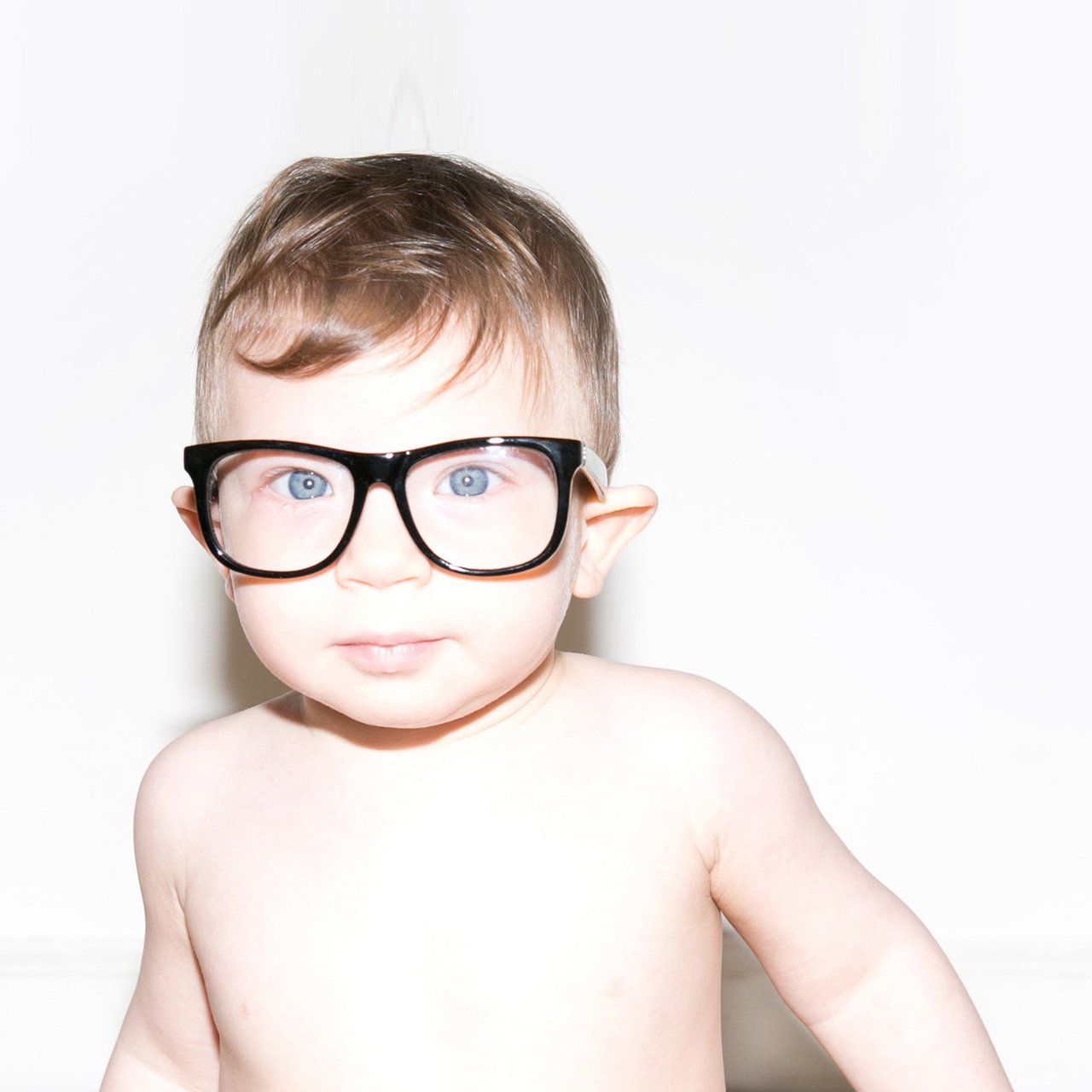 Flexible Black UV Baby Glasses