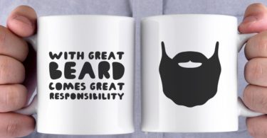 With Great Beard Comes Great Responsibility Mug