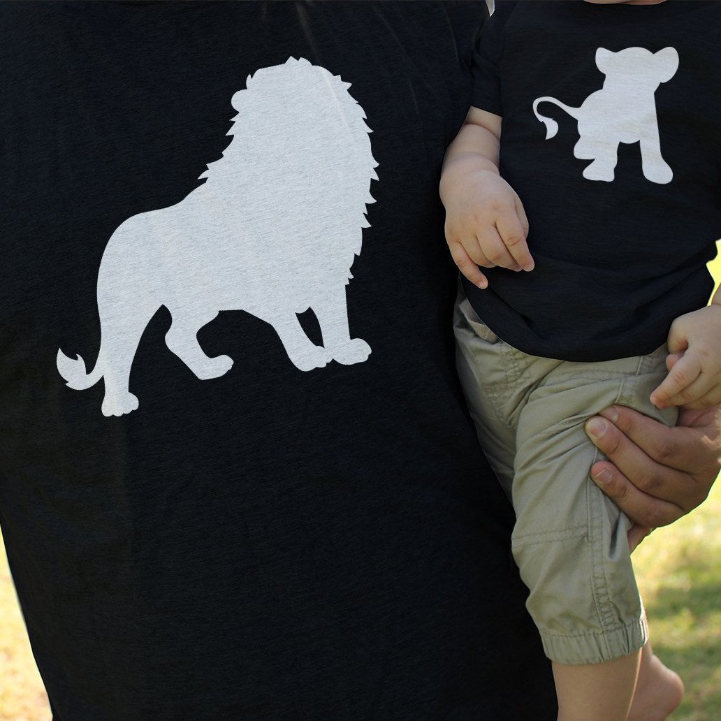 Lion & Cub Matching Dad and Baby Set