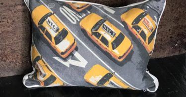 NYC Yellow Cab Cushion Cover