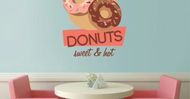 Donut Full Color Wall Decal