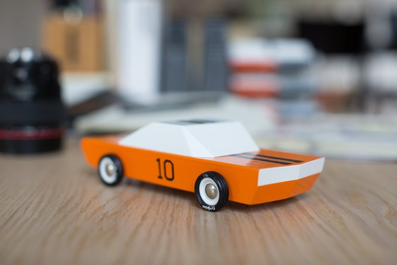 Candylab Toys GT10 Wooden Car Modern Vintage Racer