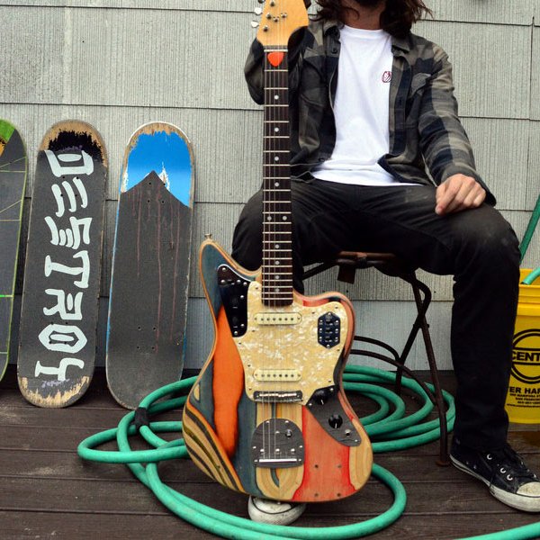 Prisma Recycled Skateboard Guitars