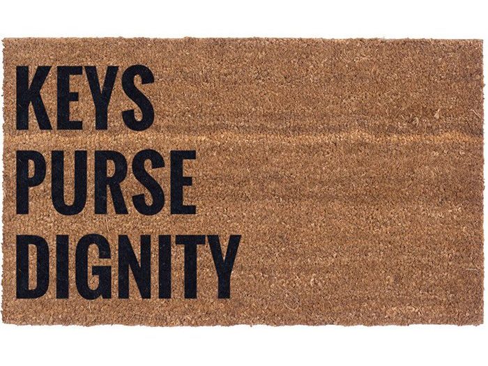 Keys Purse Dignity Coco Doormat