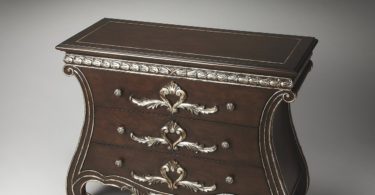 Butler Dante Carved Wood Console Chest