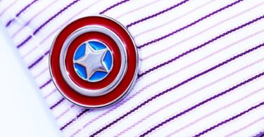 Captain America Shield Cufflinks