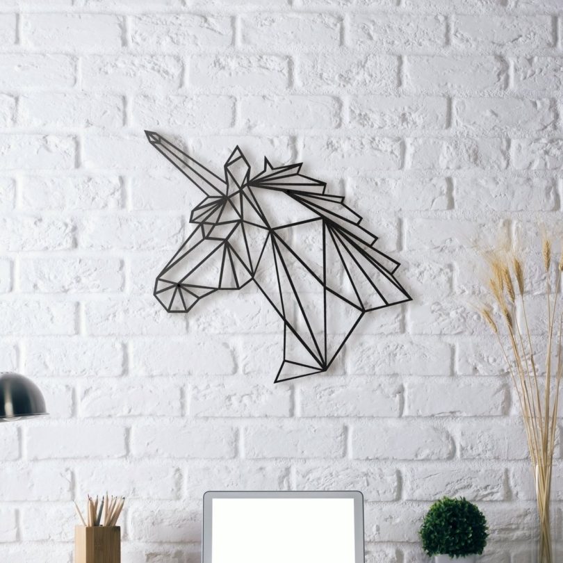 Unicorn Metal Wall Art