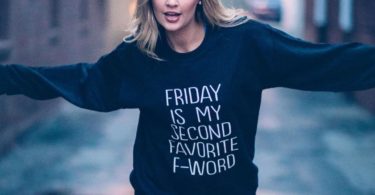 Friday Is My Second Favorite F Word Crew Neck Sweatshirt