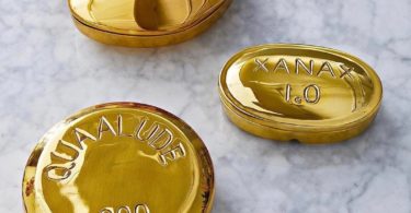 Brass Pill Boxes by Jonathan Adler