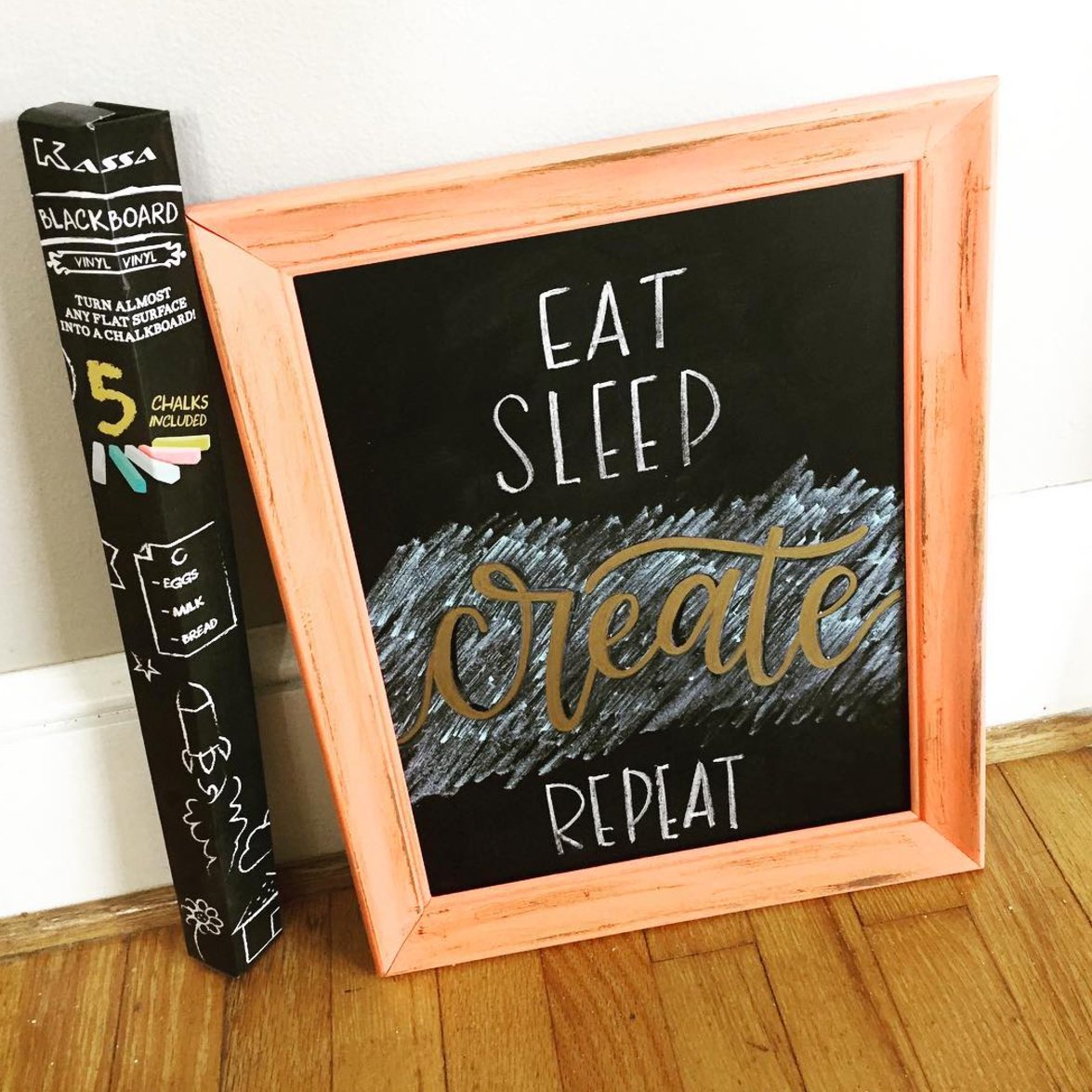 Chalkboard Wall Paper Decal