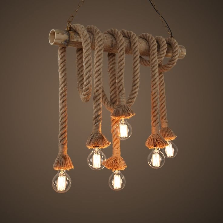 Nautical Rope Pendant Light