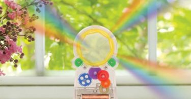 Solar Power Standing RainbowMaker + Swarovski Crystal
