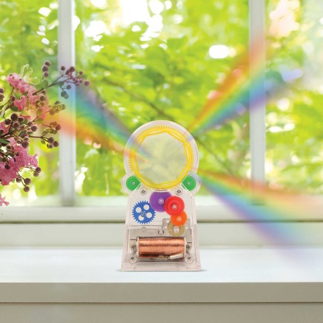 Solar Power Standing RainbowMaker + Swarovski Crystal