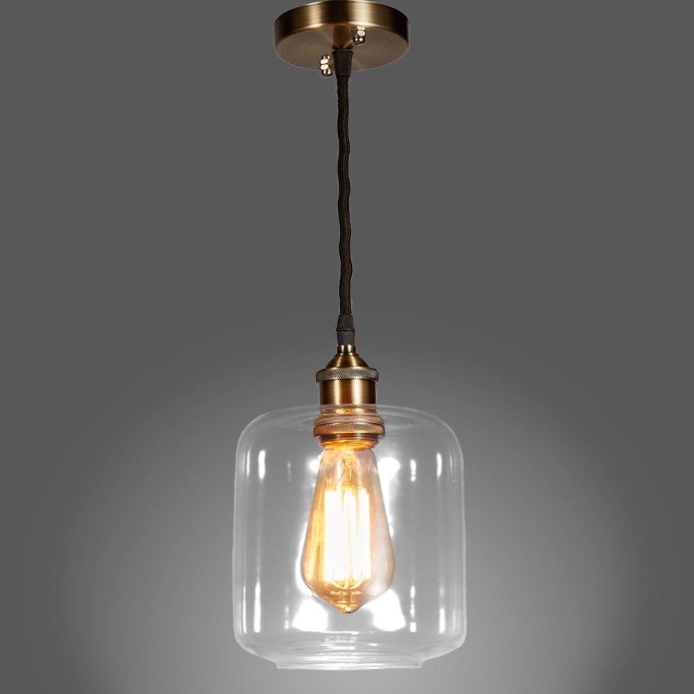 MonaLisa Gallery, Industrial Edison Vintage Style 1-Light Pendant