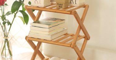 Foldable Bamboo Shelf