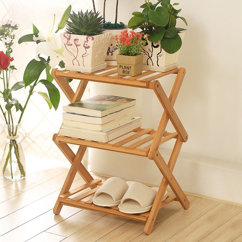 Foldable Bamboo Shelf