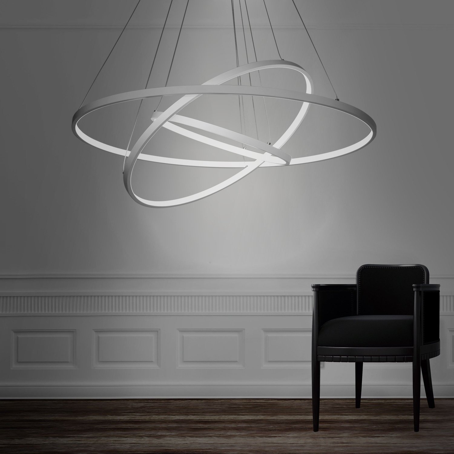 Modern 3 Rings Large LED Pendant Light Petagadget Modern 3 Rings Large LED Pendant Light Petagadget