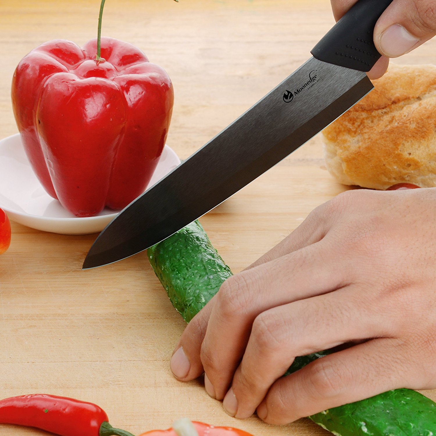 MOONEDGE High-strength Ultra Sharp Professional Ceramic Kitchen knife Chef’s Knife