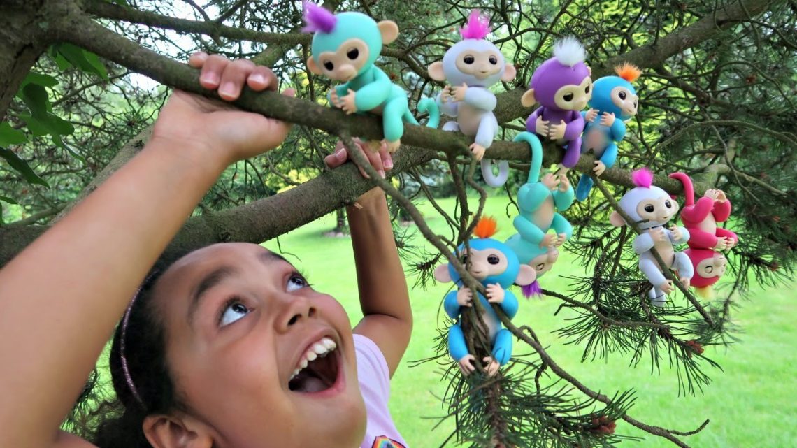 1. Fingerlings - Interactive Baby Monkey - Bella (Pink with Yellow Hair) - wide 7