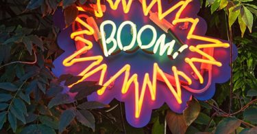 BOOM Neon Sign