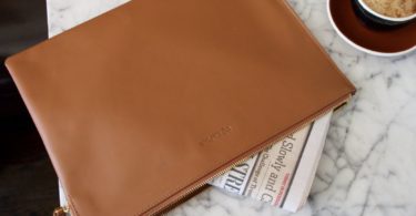 Recharging Leather Messenger