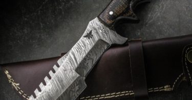 Handmade HTK-186 Damascus Knife