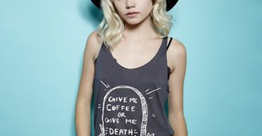 Coffee or Death Racer Tank