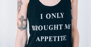 I Only Brought My Appetite Racerback Tank