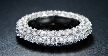 Italian-Cut 3 Row Eternity Ring