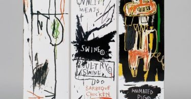 Jean-Michel Basquiat: Skateboard Triptych Quality Meats for the Public