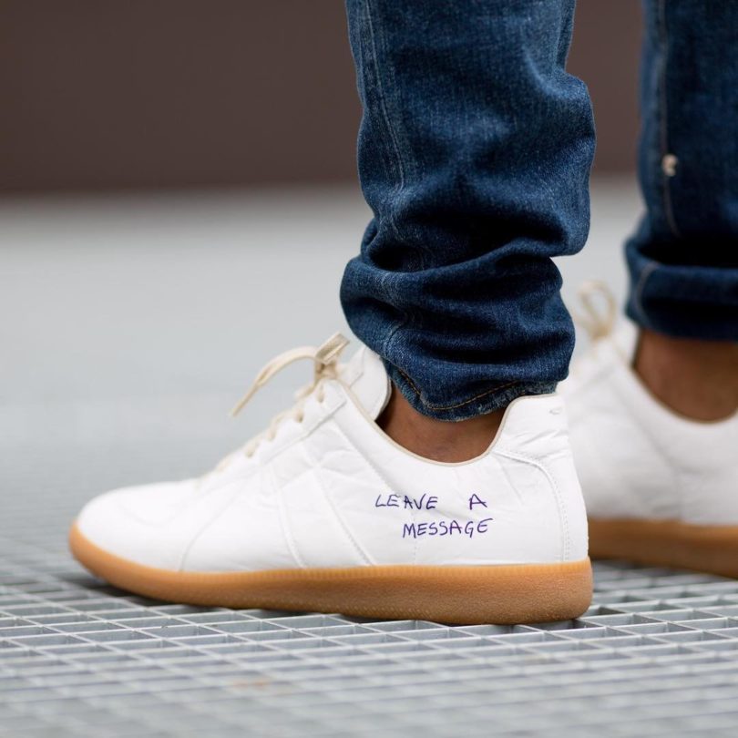 maison margiela replica sneaker white