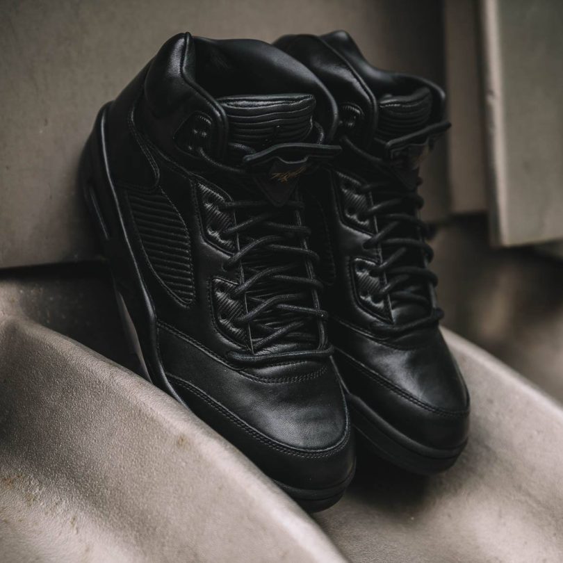 Air Jordan 5 Retro Premium Black Sneakers