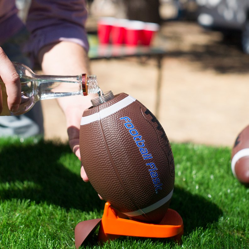 BoozeBlitz Football Flask