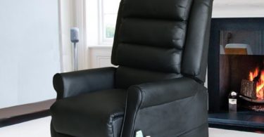 MAGIC UNION Massage Chairs Recliner Power Lift Heated Vibrating PU Leather Sofa