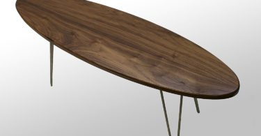 The Longboard Coffee Table: Walnut