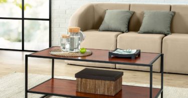 Zinus Modern Studio Collection Deluxe Rectangular Coffee Table