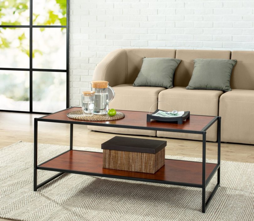 Zinus Modern Studio Collection Deluxe Rectangular Coffee Table