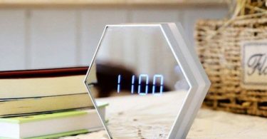 Mirror LED Alarm Clock