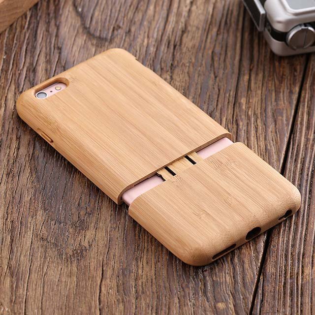 Natural Bamboo iPhone Case