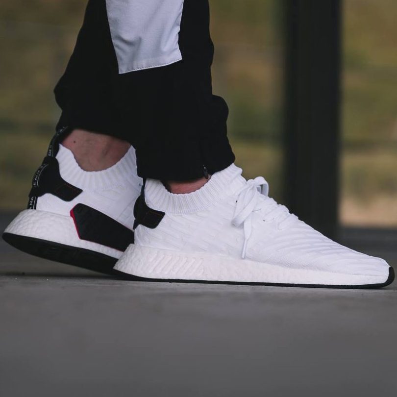 Adidas NMD R2 PK White Black