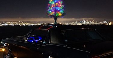 The Christmas Car Tree