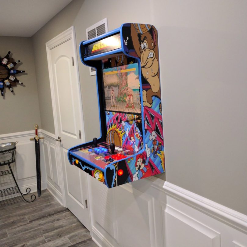 Wall-Mounted Arcade Cabinet