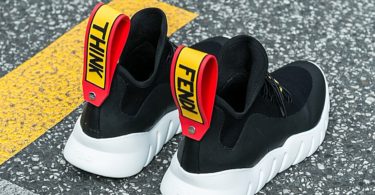 Fendi Black and White Runner Sneakers