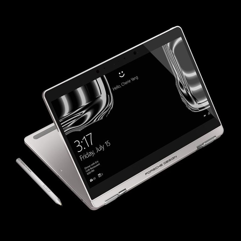 Porsche Design Book One Pure Silver 2-In-1 Notebook Computer » Petagadget