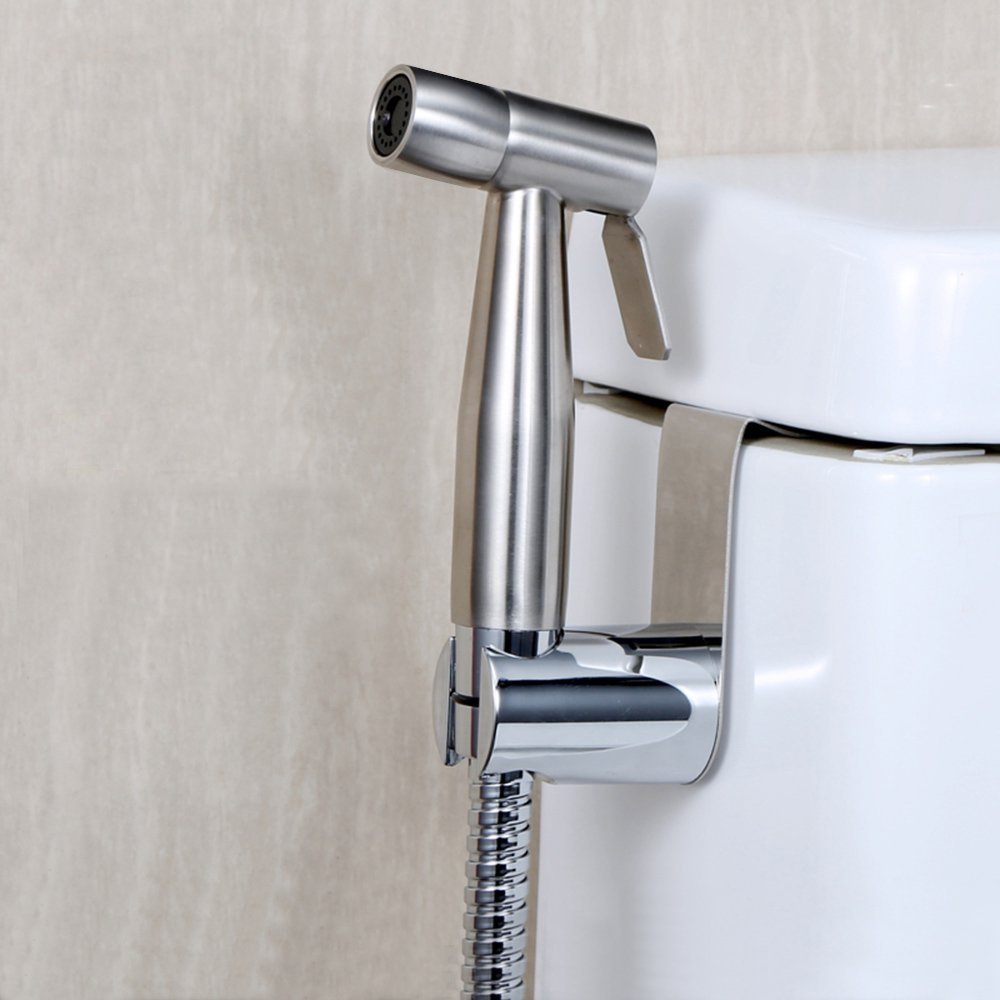 Chrome Handheld Bidet Attachment