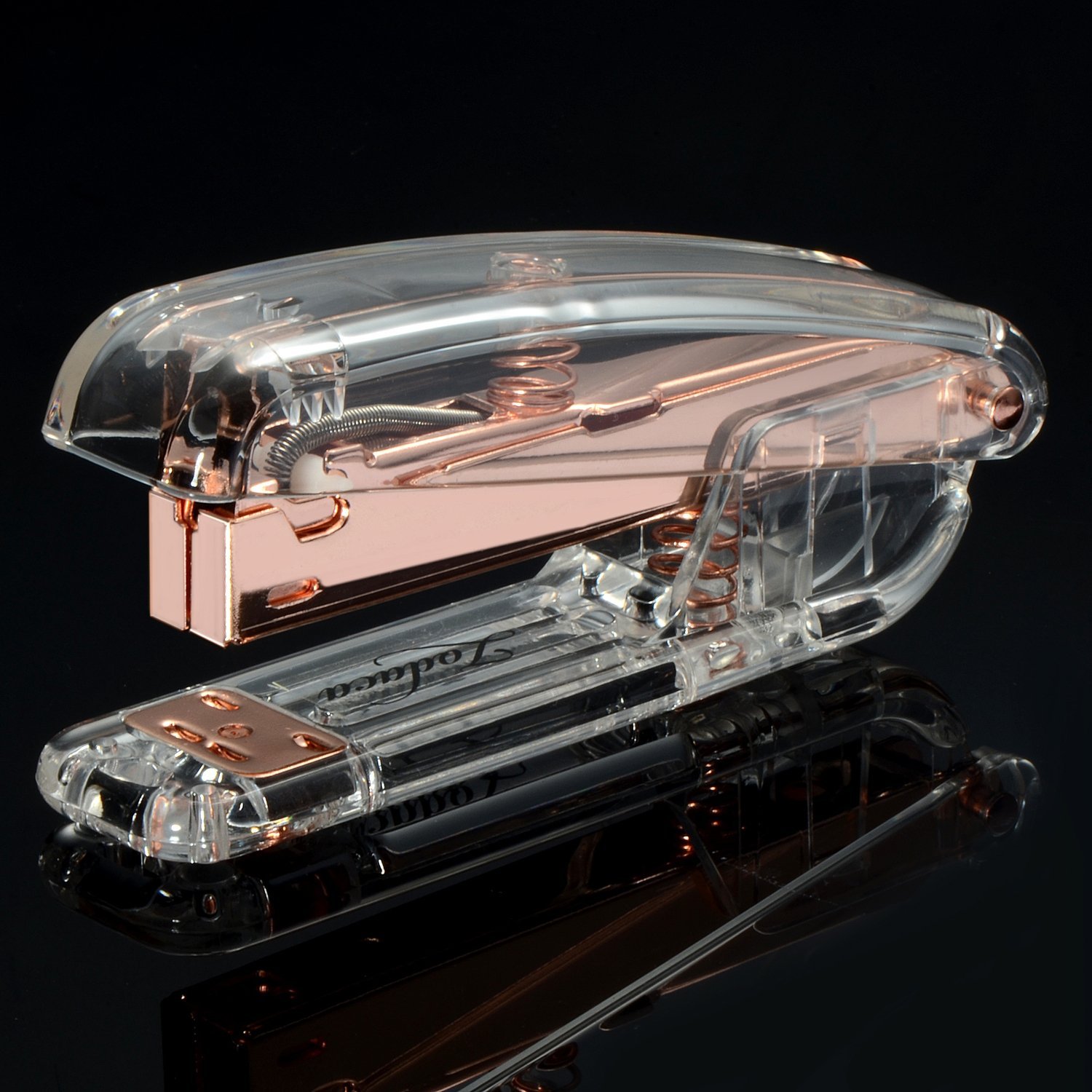 Zodaca Deluxe Acrylic Design Mini Desk Stapler