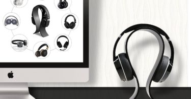 AmoVee Acrylic Headphone Stand Gaming Headset Holder
