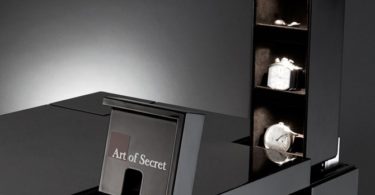 Biometric Fingerprint Secret Compartment Nightstand