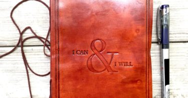 I Can & I Will Handmade Leather Journal